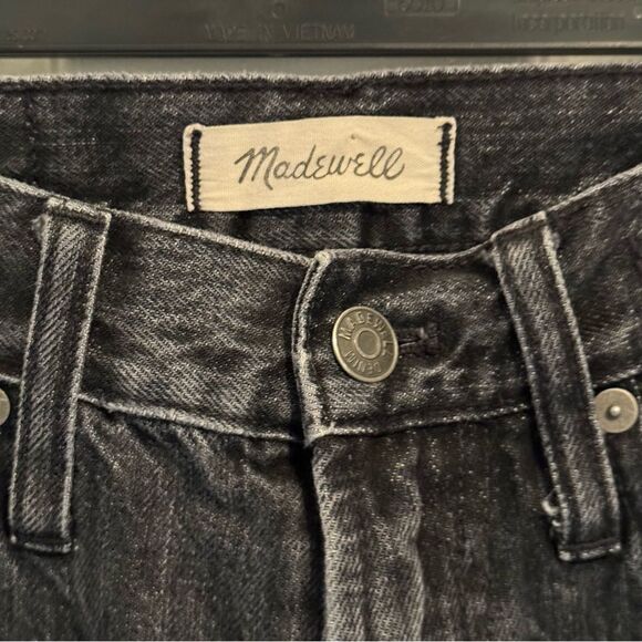 Madewell The Perfect Vintage Jean in Roxstone Wash: Knee-Rip Edition Sz 24 - Picture 4 of 9